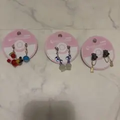 ポケモン　accessory ヒトモシ　デデンネ　ジュペッタ　イヤリング　セット