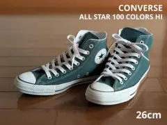 [26cm] コンバース オールスター 100カラーズ HI ダークティール