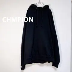 チャンピオン　エコ　eco スウェット　プルオーバーパーカー ブラック　2XL