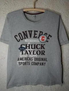 o2987　CONVERSE　コンバース　tシャツ　プリント＋ワッペン　デザイン