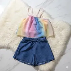 女の子向けセパレート水着 サイズ100