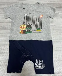 アンパンマン ロンパース グレー・ネイビー