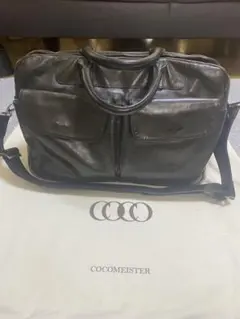 COCOMEISTER マットーネ アルヴィート ビジネスバッグ 黒 レザー