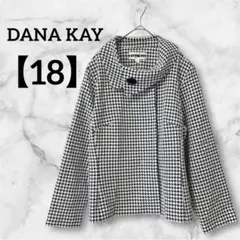 希少✨DANA KAY 【18】ハウンドトゥース柄　ジャケット 千鳥格子柄