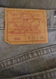 先染グレー（ブラック ） リーバイス501 Levis 90s W33 USA製