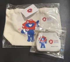ペコとピーピ様 リクエスト2点 ミャクミャク トートバッグ がま口財布