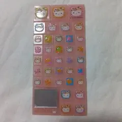 ハローキティ　サンリオ　平成レトロ　タイルシール　ブロックシール　トロピカル