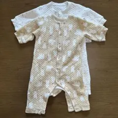 ユニクロベビーカバーオール70 2枚