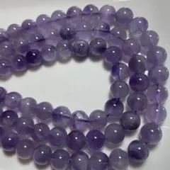 [8994] 3A天然石アメジスト　紫水晶　8mm1連