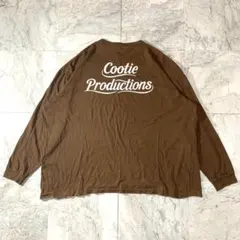 cootie productions ロンT Tシャツ 長袖 L ブラウンのサムネイル