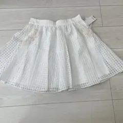 新品タグ付き　JILLSTUART フレアスカート ホワイトのサムネイル