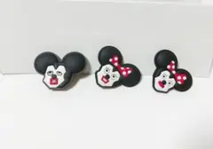 キュービックマウス ディズニー ミッキー ミニー ジビッツチャーム 3個セット
