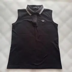 FRED PERRY ノースリーブ ポロシャツ ブラックのサムネイル
