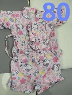 ハローキティ 甚平 80サイズ
