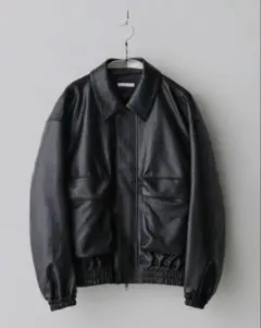 【WYM】　ARTIFICIAL GRAIN SHORT BLOUSON