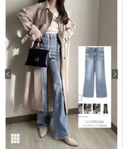 GRL フレアデニムパンツ［cu161］