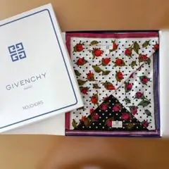 【新品未使用】 GIVENCHY　花柄ハンカチ　3枚セット