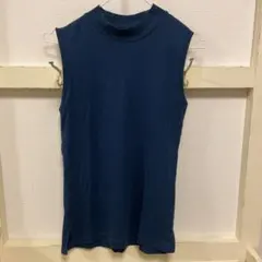 COMME CA ISM ネイビー ノースリーブ M