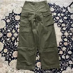 OUTIL M47 カーゴパンツ OLIVE サイズ13 フランス軍 後期型 復刻 フランス軍 M-47カーゴパンツ 後期モデル ミリタリー オリーブ