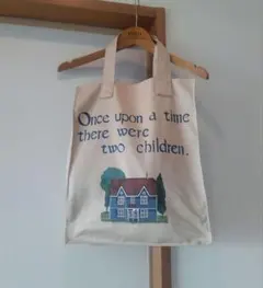 【ハンドメイド】イラストトートバッグ　エコバッグ　プリンスエドワード島　★新品