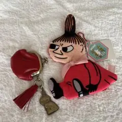 未使用 ムーミン コインケース レッド ポーチおまけ