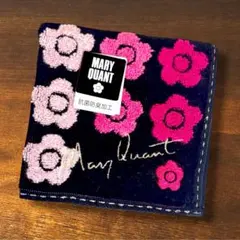 MARY QUANT マリークヮント ハンドタオル　タオルハンカチ 抗菌防臭