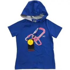 MILLET ミレー フード付きTシャツ レディース M カラビナ柄 吸汗速乾のサムネイル