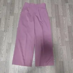 green label relaxingワイドパンツ　　ピンク