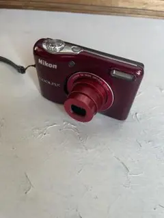 Nikon COOLPIX L32 レッド コンパクトデジタルカメラ 本体 - メルカリ