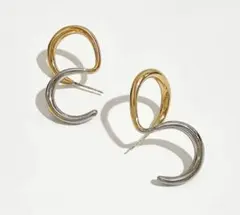 【海外イヤーカフ風ピアス】#26 再入荷　ラスト１点のサムネイル
