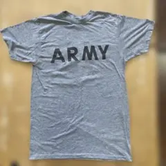 ARMY プリント グレー Tシャツ