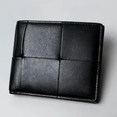 BOTTEGA VENETA / カセット 二つ折りウォレット ブラックのサムネイル