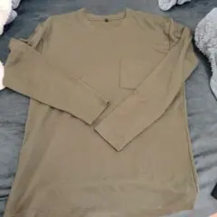 オリーブ色 3L 長袖カットソー