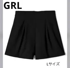 GRL タック入りハイウエストショートパンツ [at1276]