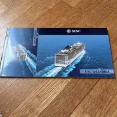 MSC SPLENDIDA クルーズ客船 ポストカード