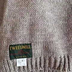 TWEEDMILL ウール グレー マフラー