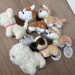 ラウンドワン　限定　マスコット　ぬいぐるみ　わんわんふれんず　犬