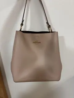 coach モリーバケットバッグ　ピンクベージュ