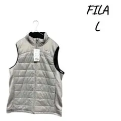 『新品』FILA グレー ノースリーブゴルフベスト Lサイズ