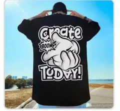 ストリート　Tシャツ 大きいサイズ オーバーサイズ ゆったり　ブラック