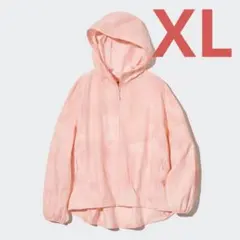 UNIQLO　ユニクロ　ポケッタブルUVカットパーカ　ピンク　XL