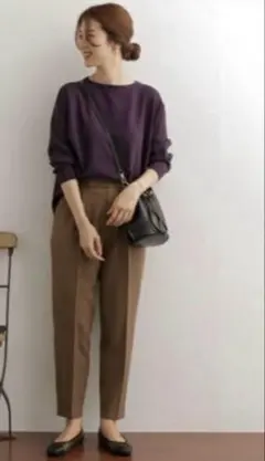 新品　URBAN RESEARCH DOORS ストレッチテーパードトラウザー