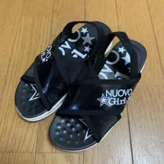 NUOVO Girl サンダル ブラック 22
