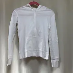 4/24まで出品中【111】 RAYBEAMS ホワイト 薄手ジップパーカー