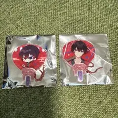 AMPTAKxCOLORS うちわキーホルダー あっとくん