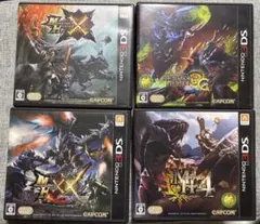 3DS モンスターハンター X XX 3G 4 セット