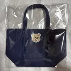 ☆新品未開封 フェイラー オールドテディ ワッペントート ネイビー L