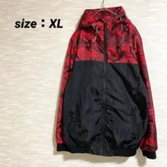 ウインドブレーカー ナイロンジャケット マウンテンパーカー【XL】迷彩 0756