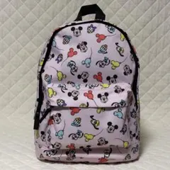 ⁠【新品タグ付】ディズニー キッズ リュック ピンク 総柄 ミッキー バルーン⁠のサムネイル