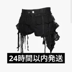 パンツ THEREDTHREAD veil frill garter short THEREDTHREAD veil frill garter shorts - メルカリ